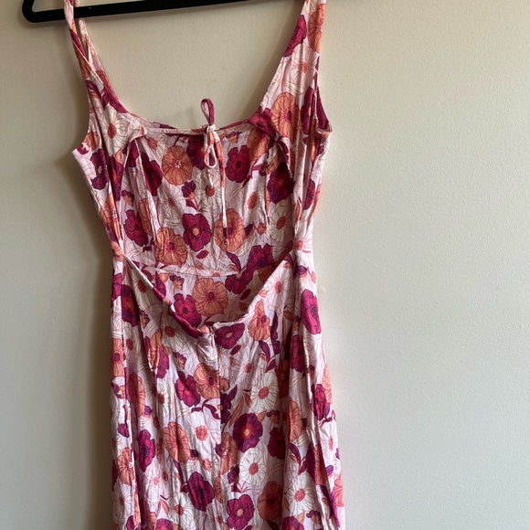 Mini Floral Back Tied Dress - Pink Floral - Wilfred - Size 6 - Picture 4 of 5